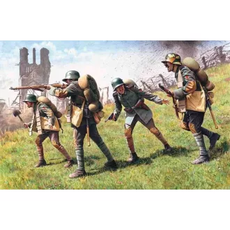ICM Deutsche Sturmtruppen 1917/18 1:35 figura készlet