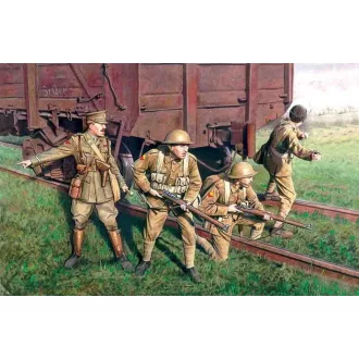 ICM Britische Infanterie 1917/18 1:35 figura készlet