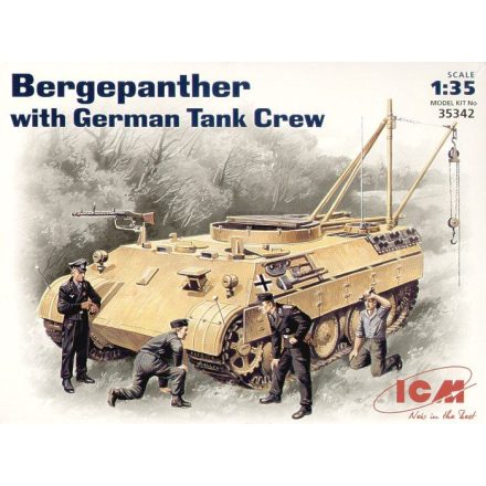 ICM Bergepanther with German Tank Crew makett