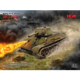 ICM OT-34/76, WWII Soviet flamethrower tank makett