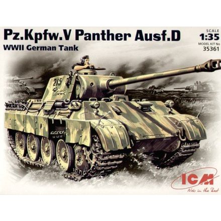 ICM Pz.Kpfw.V Panther Ausf.D makett
