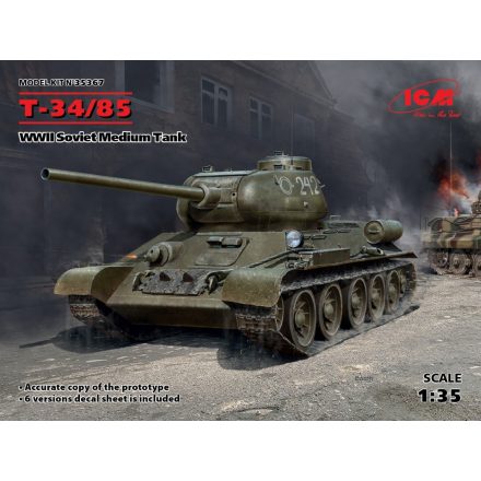 ICM Soviet Т-34/85 makett