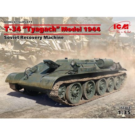 ICM Soviet T-34 Tyagach Model 1944, Soviet Recovery Machine makett