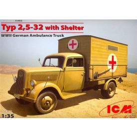 ICM Typ 2,5-32 with Shelter makett
