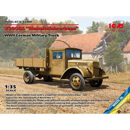 ICM V3000S 'Einheitsfahrerhaus' - WWII German Military Truck makett