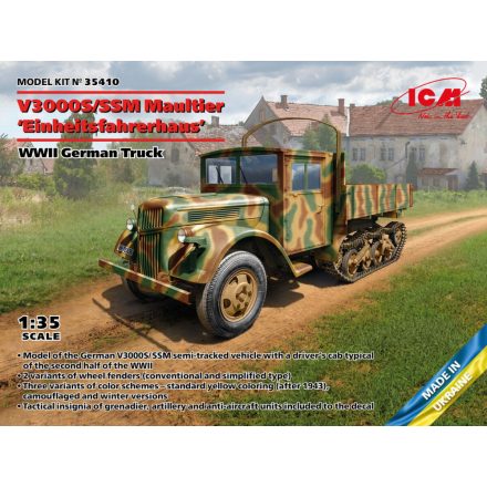 ICM V3000S/SSM Maultier 'Einheitsfahrerhaus' - WWII German Truck makett