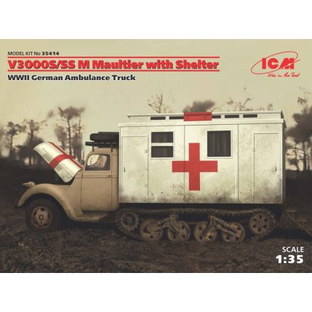 ICM V3000S/SS M Maultier with Shelter makett