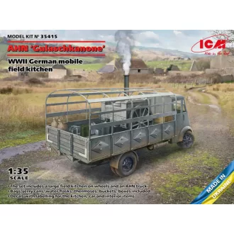   ICM AHN "Gulaschkanone" - German WWII Mobile Field Kitchen makett