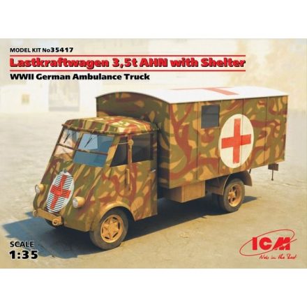 ICM Lastkraftwagen 3.5t ANH with Shelter makett