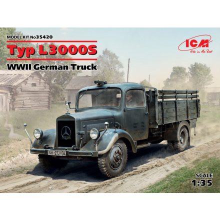 ICM Typ L3000S, WWII German Truck makett
