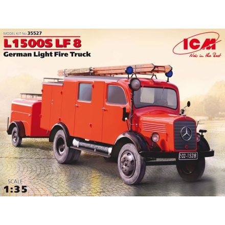 ICM L1500S LF 8, German Light Fire Truck makett