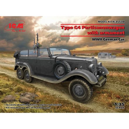 ICM G4 with armament, WWII German Car makett