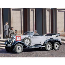 ICM G4 (1939 production), German Car with Passengers makett