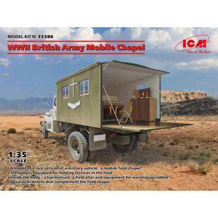 ICM British WWII Army Mobile Chapel makett