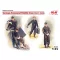 ICM German Armoured Vehicle Crew 1941-1942 4 figures and cat 1:35 harcjármű makett
