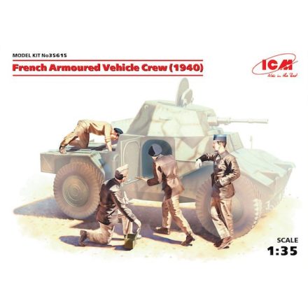 ICM French Armoured Vehicle Crew (1940)