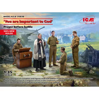   ICM 'You are important to God'. Prayer before battle (100% new molds) 1:35 figura készlet