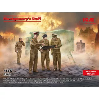   ICM Montgomery's Staff (100% new molds) 1:35 figura készlet