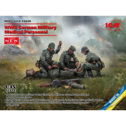 ICM WWII German Military Medical Personnel makett
