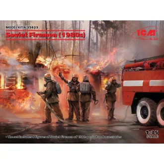 ICM Soviet Firemen (1980s) 1:35 figura készlet
