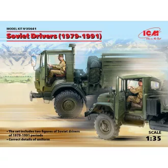   ICM Soviet Drivers(1979-1991)(2 Figures) 1:35 figura készlet