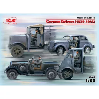   ICM German Drivers(1939-1945)(4 Figures) 1:35 figura készlet