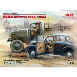 ICM RKKA Drivers(1943-1945)(2 Figures) 1:35 figura készlet