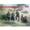 ICM German Command Vehicle Crew (1939-1942) (4 figures) 1:35 figura készlet