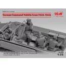 ICM German Command Vehicle Crew (1939-1942) (4 figures) 1:35 figura készlet