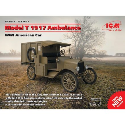 ICM Model T 1917 Ambulance makett