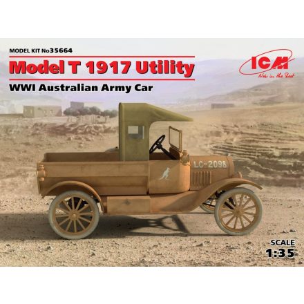 ICM Model T 1917 Utility WWI Australian Army Car makett