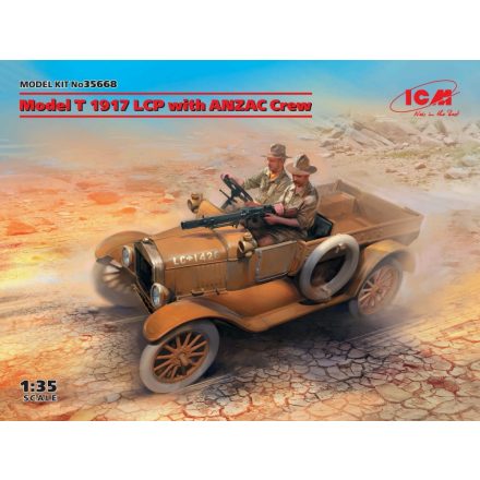 ICM Model T 1917 LCP with ANZAC Crew makett