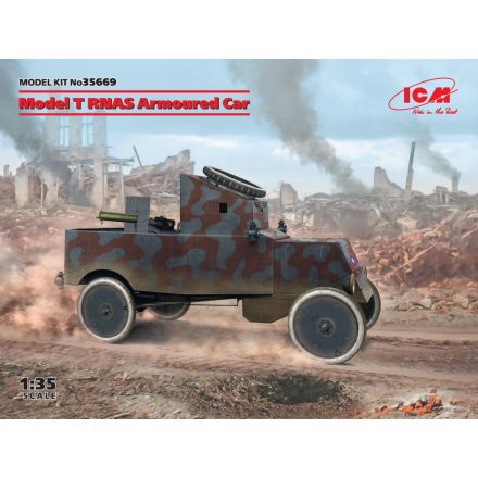 ICM Model T RNAS Armoured Car makett