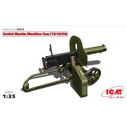 ICM Soviet Maxim Machine Gun (1910/30) makett