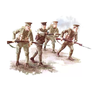 ICM British Infantry 1914 1:35 figura készlet