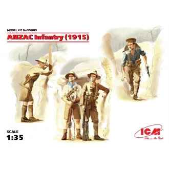 ICM ANZAC Infantry 1915 1:35 figura készlet