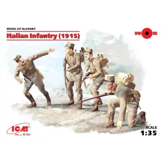 ICM Italian Infantry 1915 1:35 figura készlet