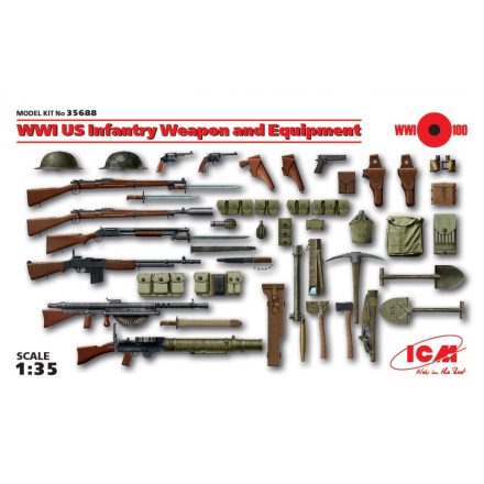 ICM WWI US Infantry Weapon and Equipment