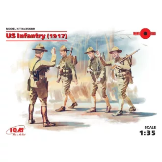 ICM US Infantry 1917 1:35 figura készlet