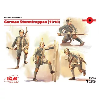 ICM German Sturmtruppen 1918 1:35 figura készlet