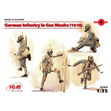 ICM German Infantry in Gas Masks 1918