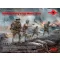 ICM British Infantry in Gas Masks(1917)4 Figu 1:35 figura készlet