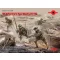 ICM US Infantry in Gas Masks(1918)4 Figures 1:35 figura készlet