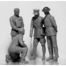 ICM WWI British Tank Crew (4 figures) 1:35 harcjármű makett