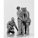 ICM WWI British Tank Crew (4 figures) 1:35 harcjármű makett