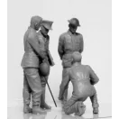 ICM WWI British Tank Crew (4 figures) 1:35 harcjármű makett