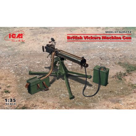 ICM British Vickers Machine Gun makett