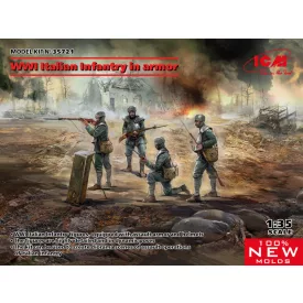 ICM WWI Italian Infantry in armor makett