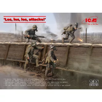 ICM Los, los, los, Attacke! 1:35 figura készlet