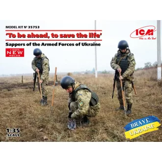   ICM To be ahead, to save the life, Sappers of the Armed Forces of Ukraine 1:35 figura készlet